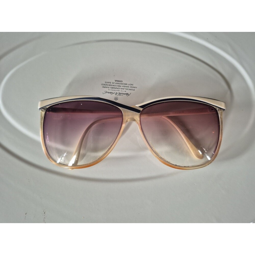 Starlet Eyeglasses White Black Full Rim Frames 60-18-140